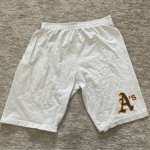 Oakland Athletics Shorts Mens XL MLB Baseball A's Athletic Locker Line Made USA